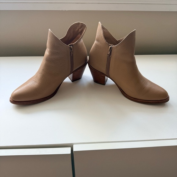 Poppy Barley The Two Point Five Ankle Boot in Leather Tan Size 8 - Picture 3 of 10